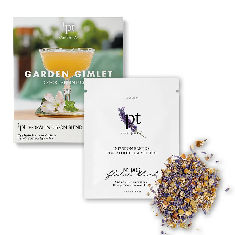 1 PT Cocktail Infusions - Garden Gimlet Flavor Cocktail Mixer for Home Bars & Parties | Perfect for Gin, Vodka & Mocktails | Great for Entertaining, Weddings & Summer Gatherings