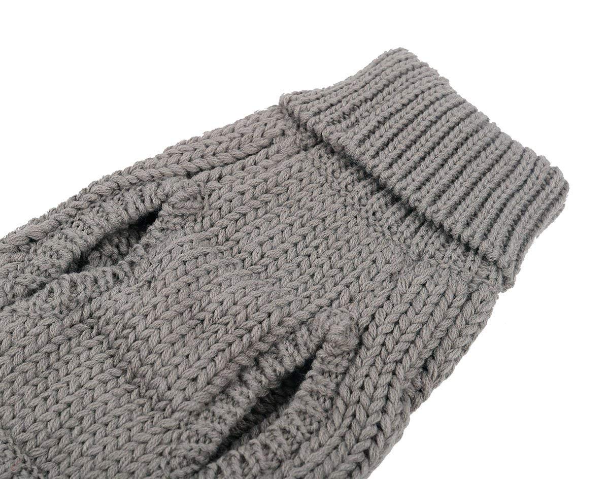 Petcee Dog Sweater - Turtleneck Winter Coat for Extra Large Dogs (2XL) | Warm & Cozy Cold Weather Apparel for Outdoor Walks & Indoor Comfort