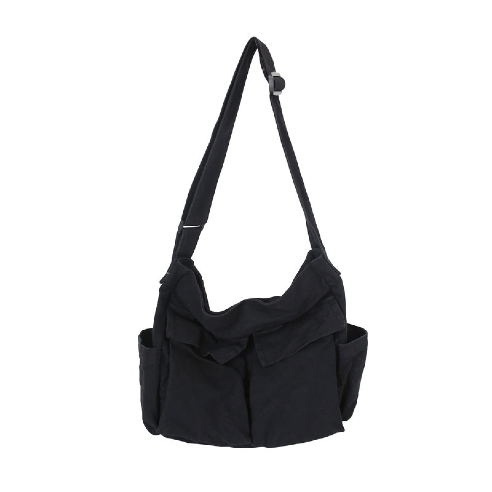 Stylish Canvas Tote Bag for Women & Men - Large Capacity Casual Shoulder Bag - Perfect for Work, Travel, and Shopping