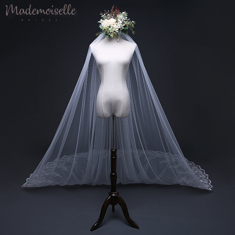 Dalisay Veil - Elegant Bridal Wedding Veil for Women | Perfect for Church Ceremony, Photoshoot & Special Occasions