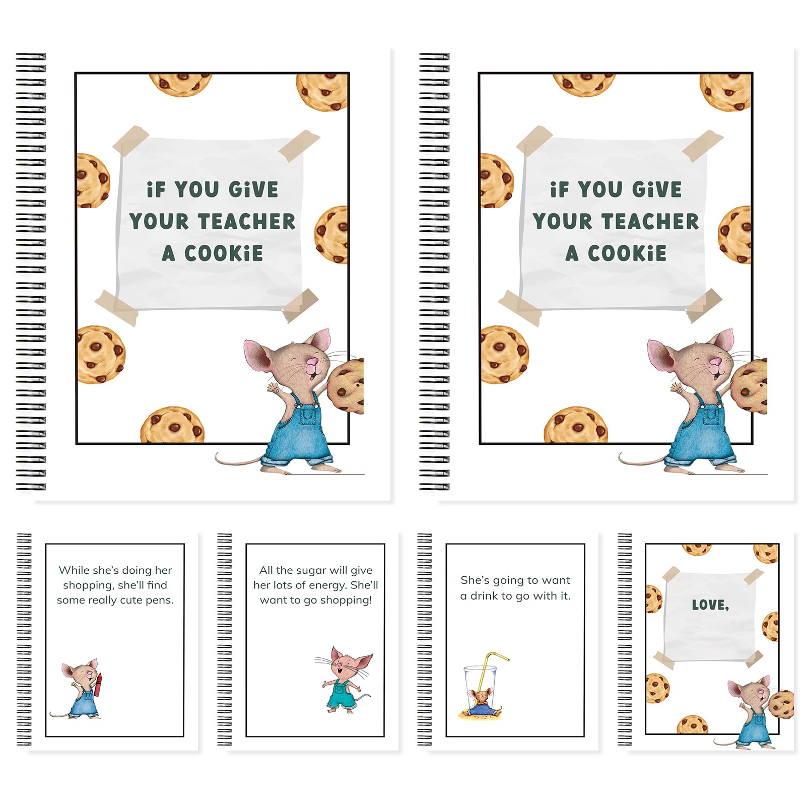 Teacher Appreciation Gift Book Set - 2 Pack Thoughtful Thank You Present for Educators | Perfect for Teachers Day & Classroom Rewards