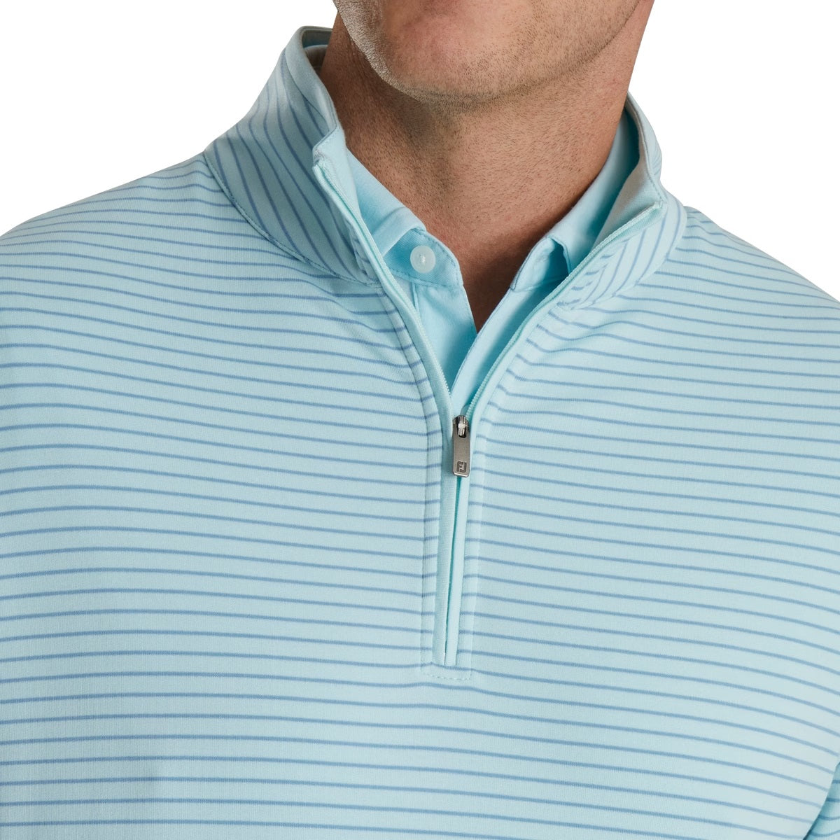 Footjoy Men's French Terry Quarter Zip Pullover - Lightweight & Comfortable Golf Sweater for Men - Perfect for Golfing, Casual Wear & Outdoor Activities