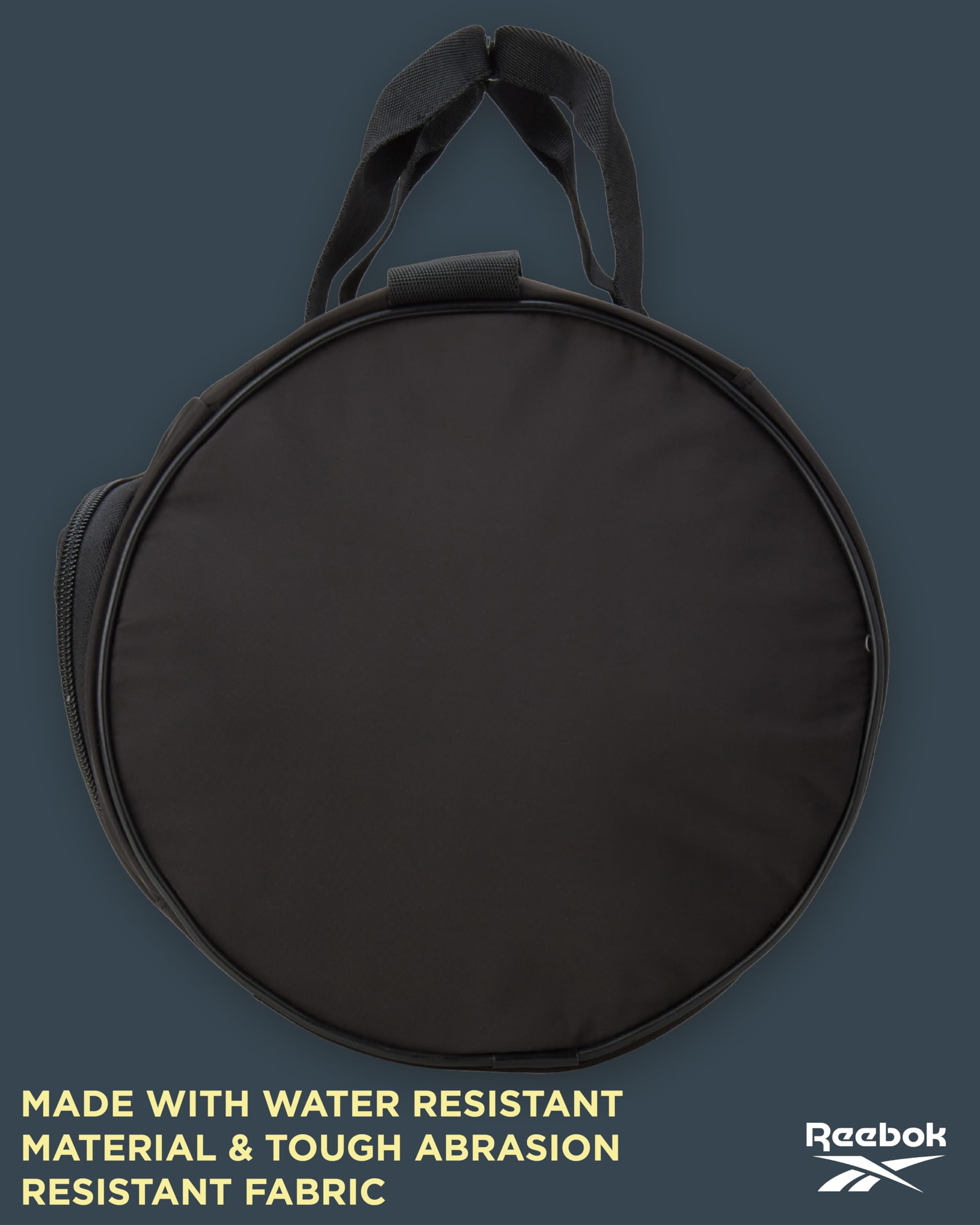 Reebok Unisex Lightweight Duffle Bag - Gym, Sports & Travel Carry On Weekender for Men & Women, Black Easton (One Size) - Perfect for Workouts, Weekend Trips & Sports Gear Storage