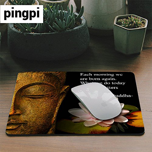 Each Morning We Are Born Again Inspirational Quote Mouse Pad - Motivational Desk Accessory for Office, Gaming & Work - Non-Slip Rubber Base for Computers & Laptops