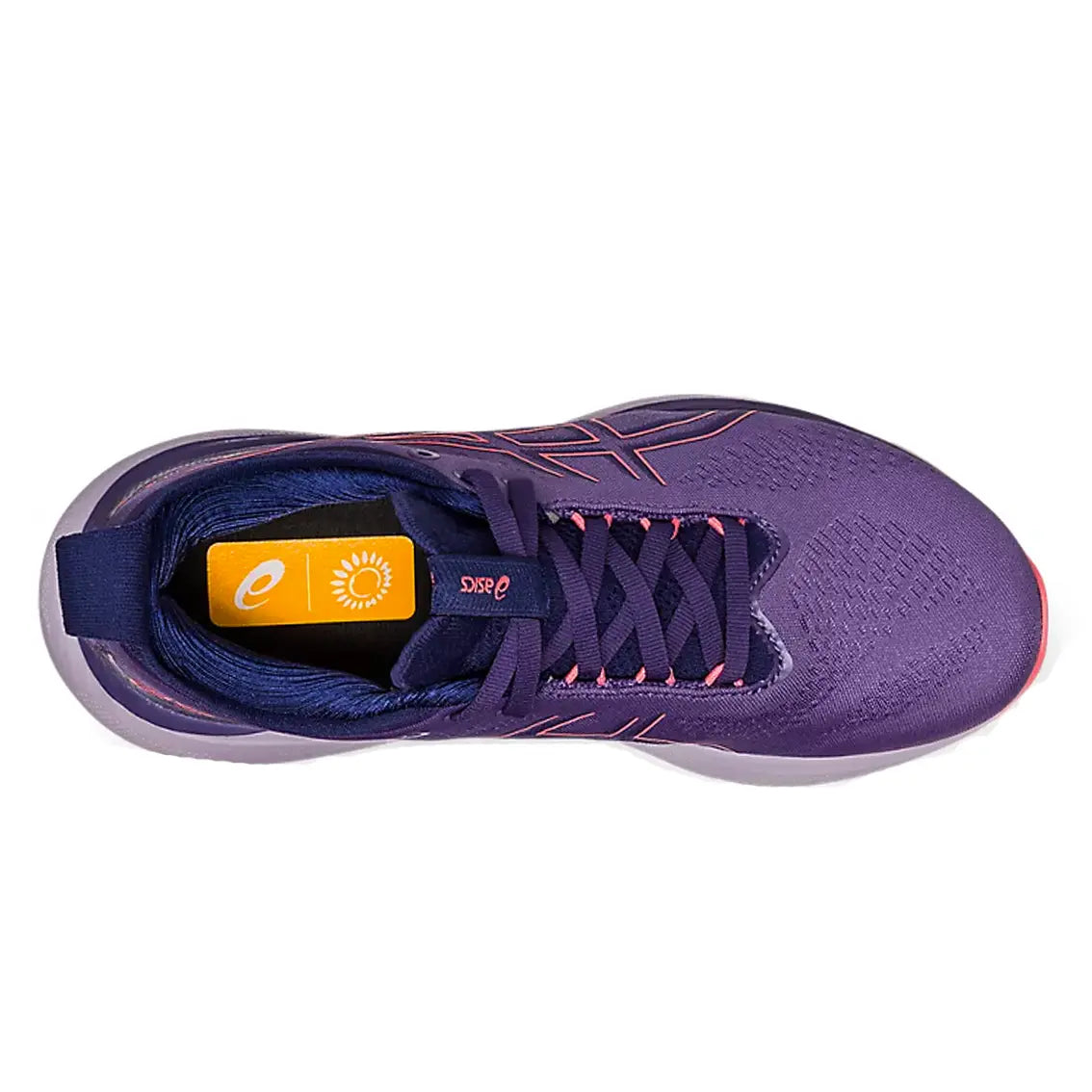 ASICS GEL-Nimbus 25 Women's Running Shoes - Dusty Purple/Papaya - Lightweight Cushioned Sneakers for Jogging, Gym Workouts & Daily Walking