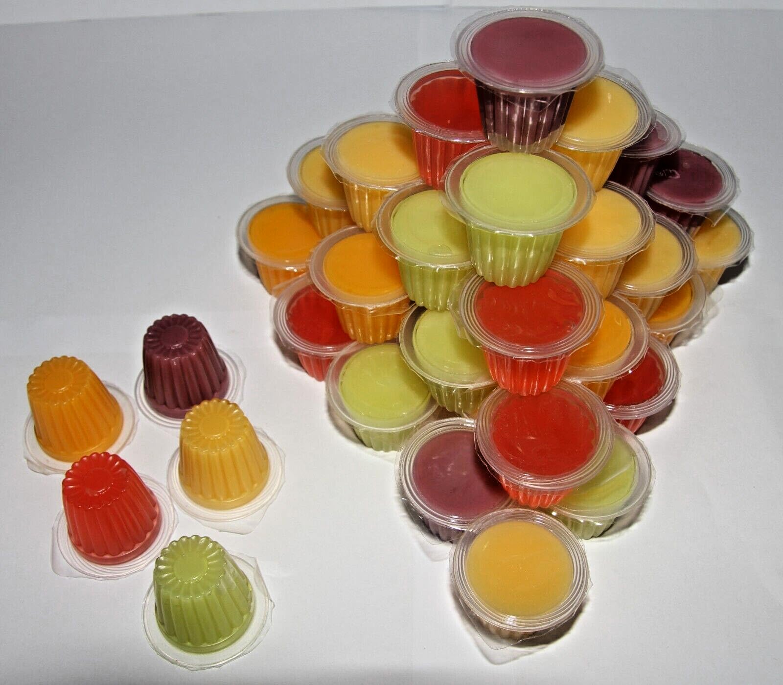 50 Reptile Jelly Pots - Nutritious Fruit Jelly Food for Lizards, Geckos, Birds & Insects | Perfect for Reptile Feeding, Bird Treats & Ant Farms | High-Quality Reptile Supplement for Healthy Pets