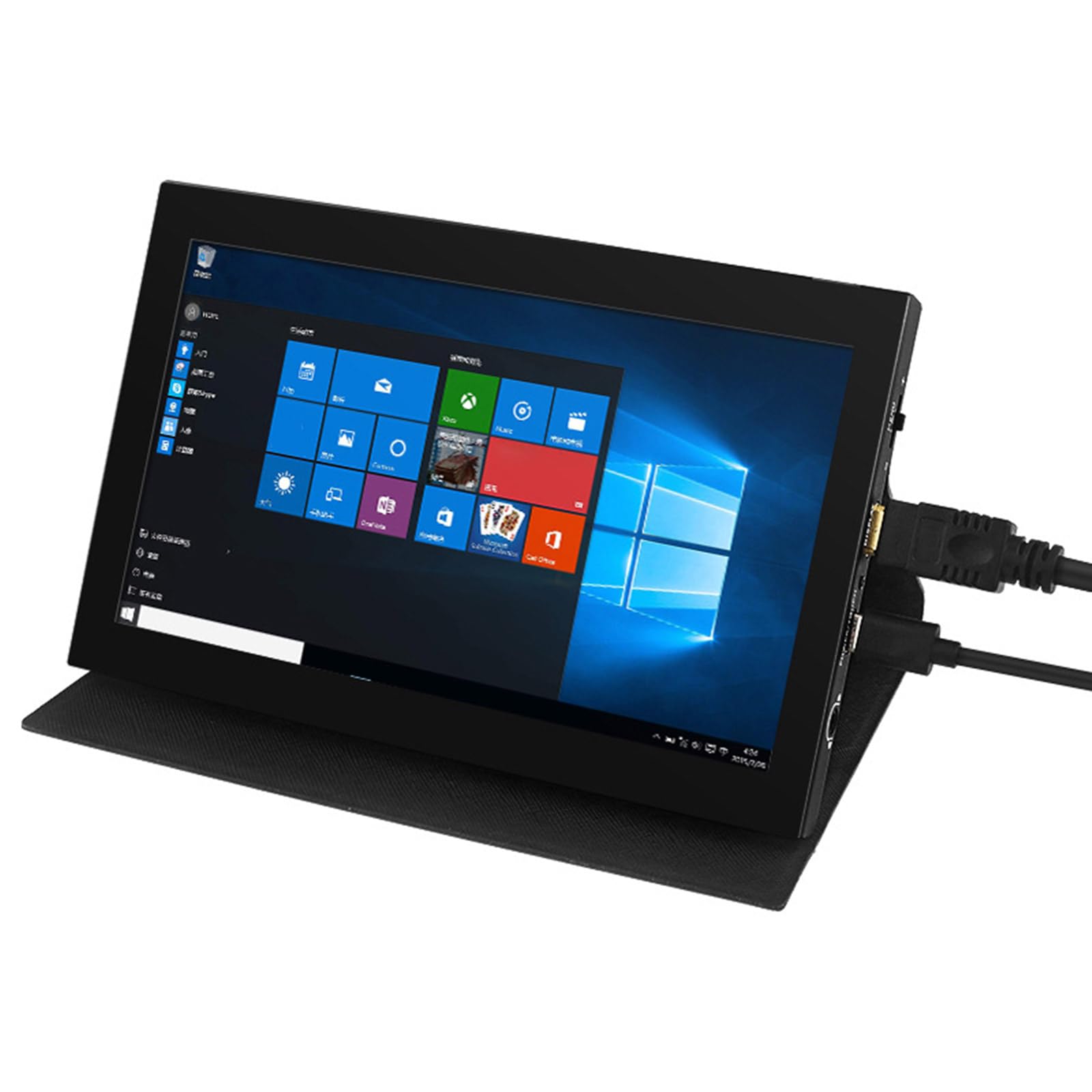 7 Inch IPS LCD Screen for Raspberry Pi - 1024x600 Resolution Mini Monitor, Secondary Display Replacement for DIY Projects, Gaming, and Portable Computing