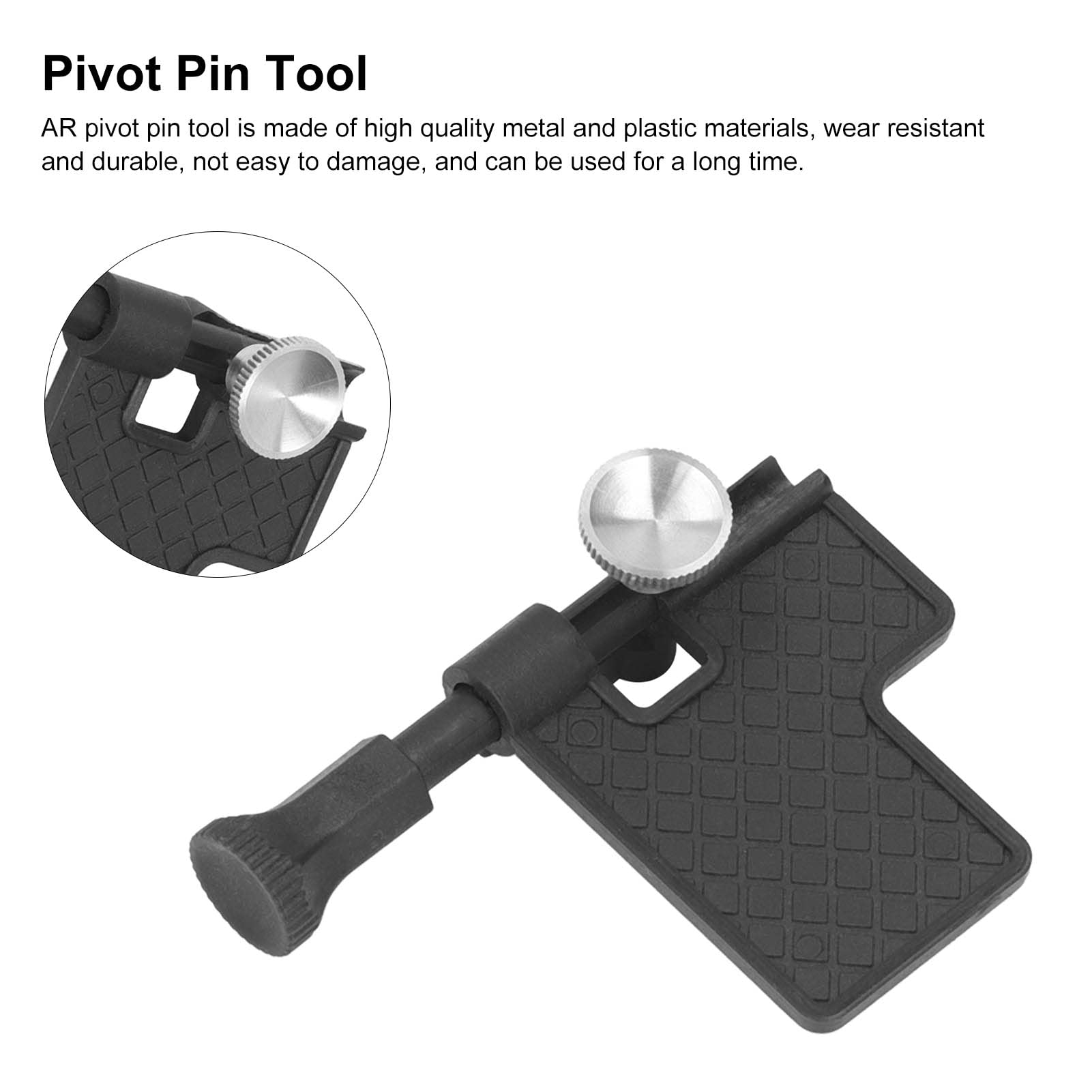 BigKing Pivot Pin Tool - Heavy Duty Pivot Pin Installation & Removal Tool for Tractors & Heavy Equipment (Black) - Perfect for Farm, Construction & Automotive Repairs