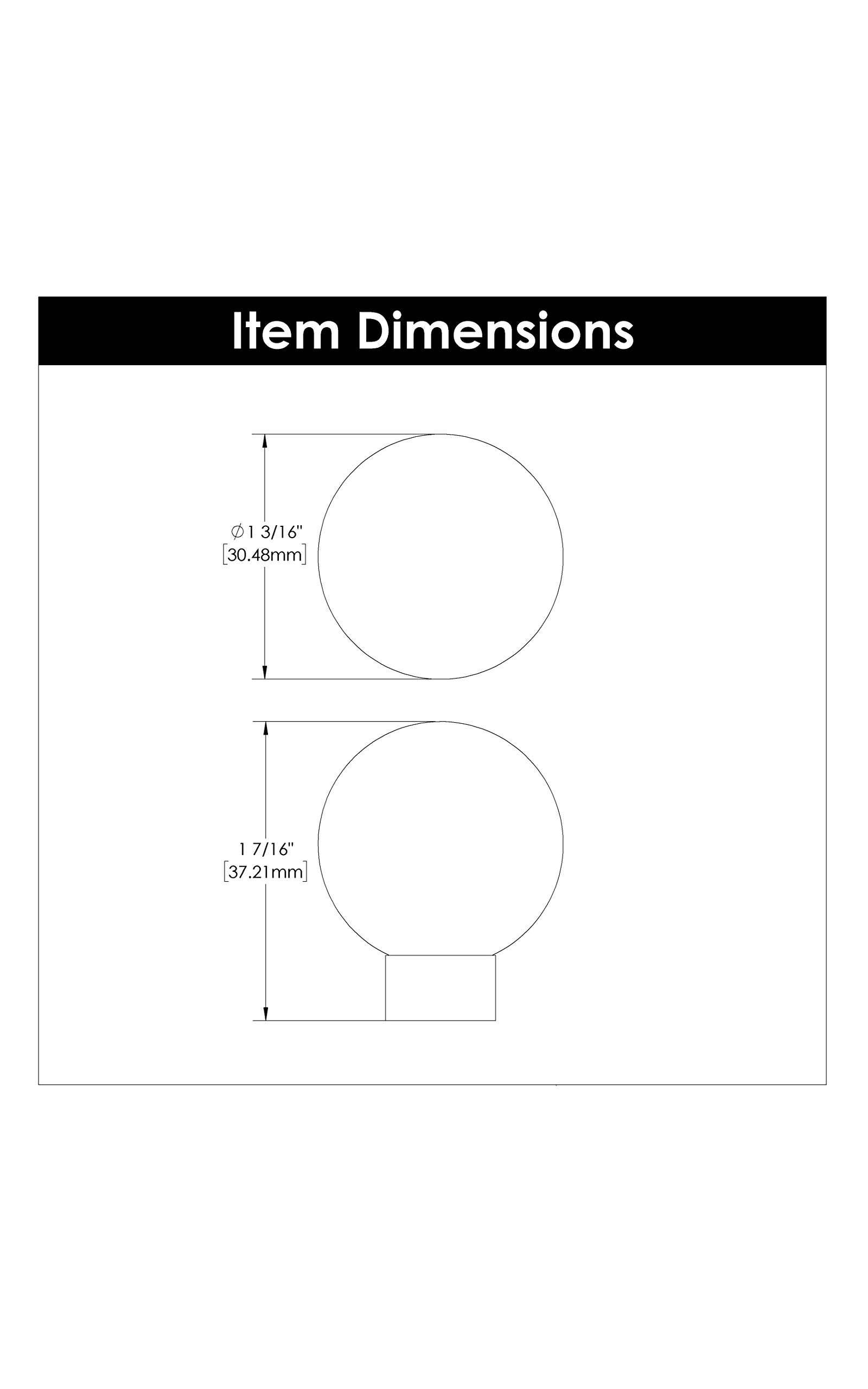 Hickory Hardware Crystal Palace Collection Cabinet Knobs - 1-3/16 Inch Lucite Knobs for Kitchen Cabinets, Drawers & Bathroom Hardware (1 Pack) - Perfect for Modern Home Renovation & DIY Furniture Upgrade
