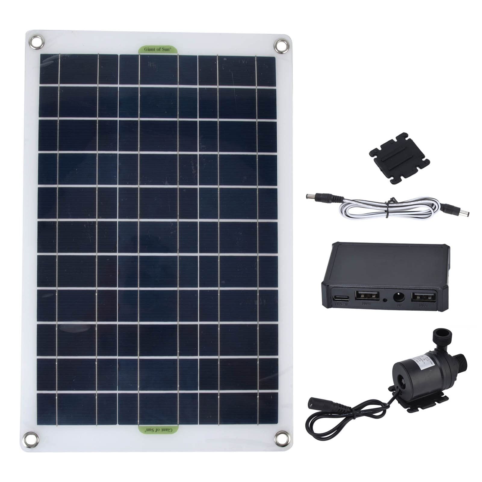 50W Solar Fountain Pump - Ultra Quiet Solar Panel Water Pump for Garden, Pond & Outdoor Decor - Perfect for Home, Patio & Backyard Landscaping