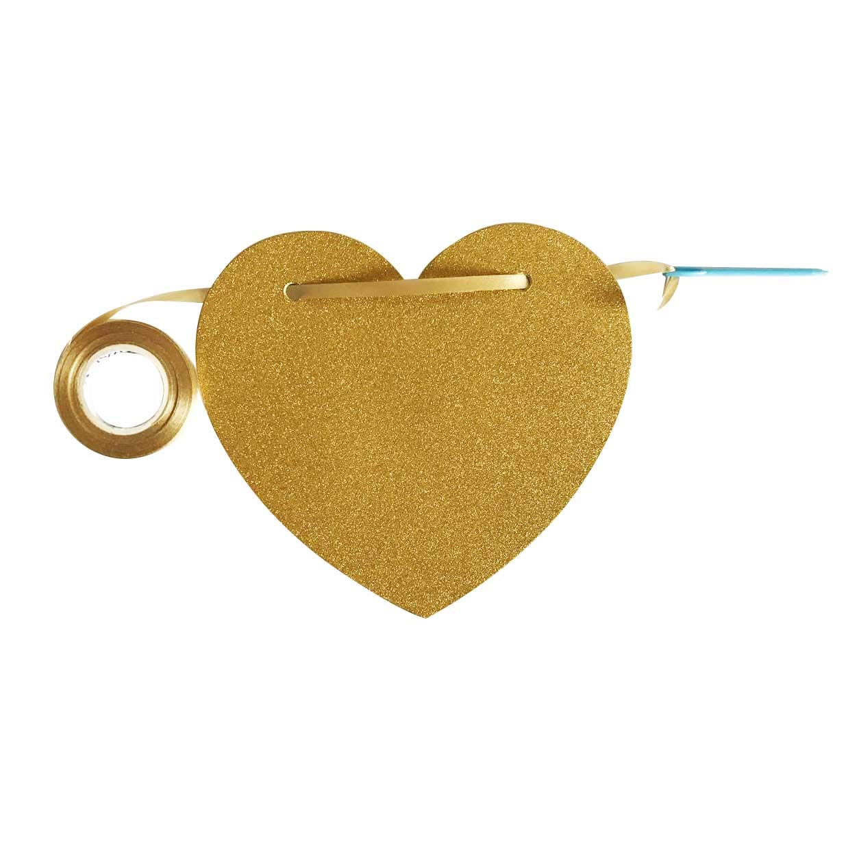 Gold 34 Year Loved Banner - Sparkling Gold Glitter Happy 34th Birthday Party Decorations & Supplies - Perfect for Anniversary Celebrations, Milestone Parties, and Special Occasions