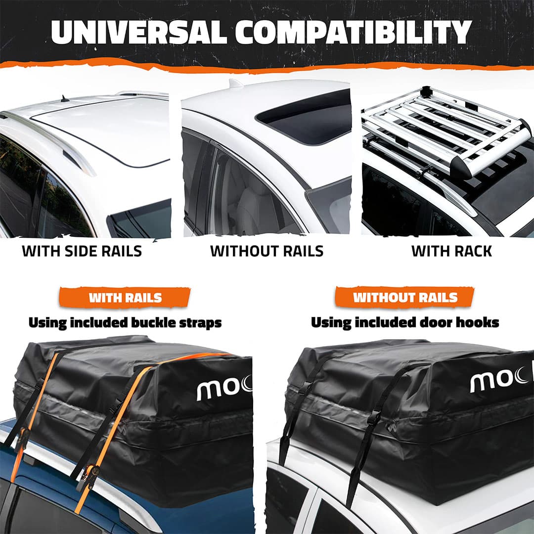 16 Cu Ft Waterproof Rooftop Cargo Bag - 45