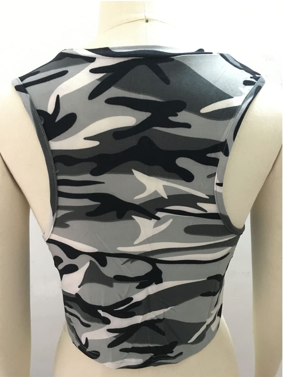 Women's Cute Racerback Crop Tank Tops - Breathable Sleeveless Workout Shirts for Running, Yoga & Gym - Trendy Muscle Tees for Summer Sports & Fitness