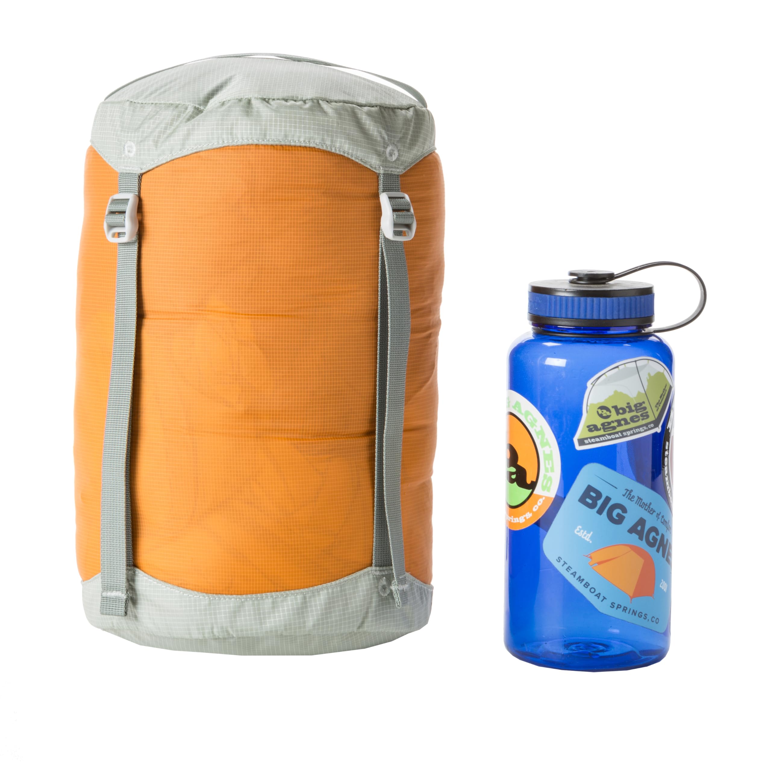 Big Agnes Compression Stuff Sack - Lightweight & Durable Gear Storage for Camping, Hiking & Backpacking - Compact Travel Accessory for Outdoor Adventures