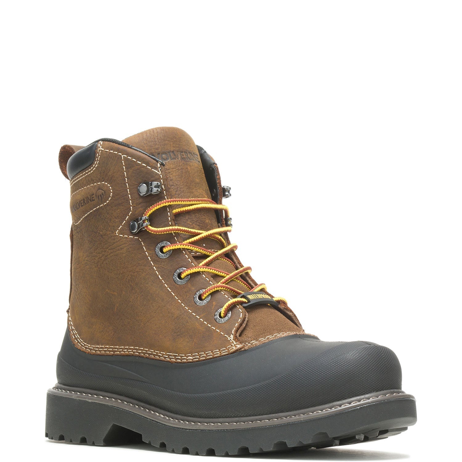 Floorhand Swamp Steel Toe Waterproof Work Boots for Men - Heavy Duty Safety Shoes with Slip & Oil Resistant Outsole - Ideal for Construction, Oil Rig, and Outdoor Work