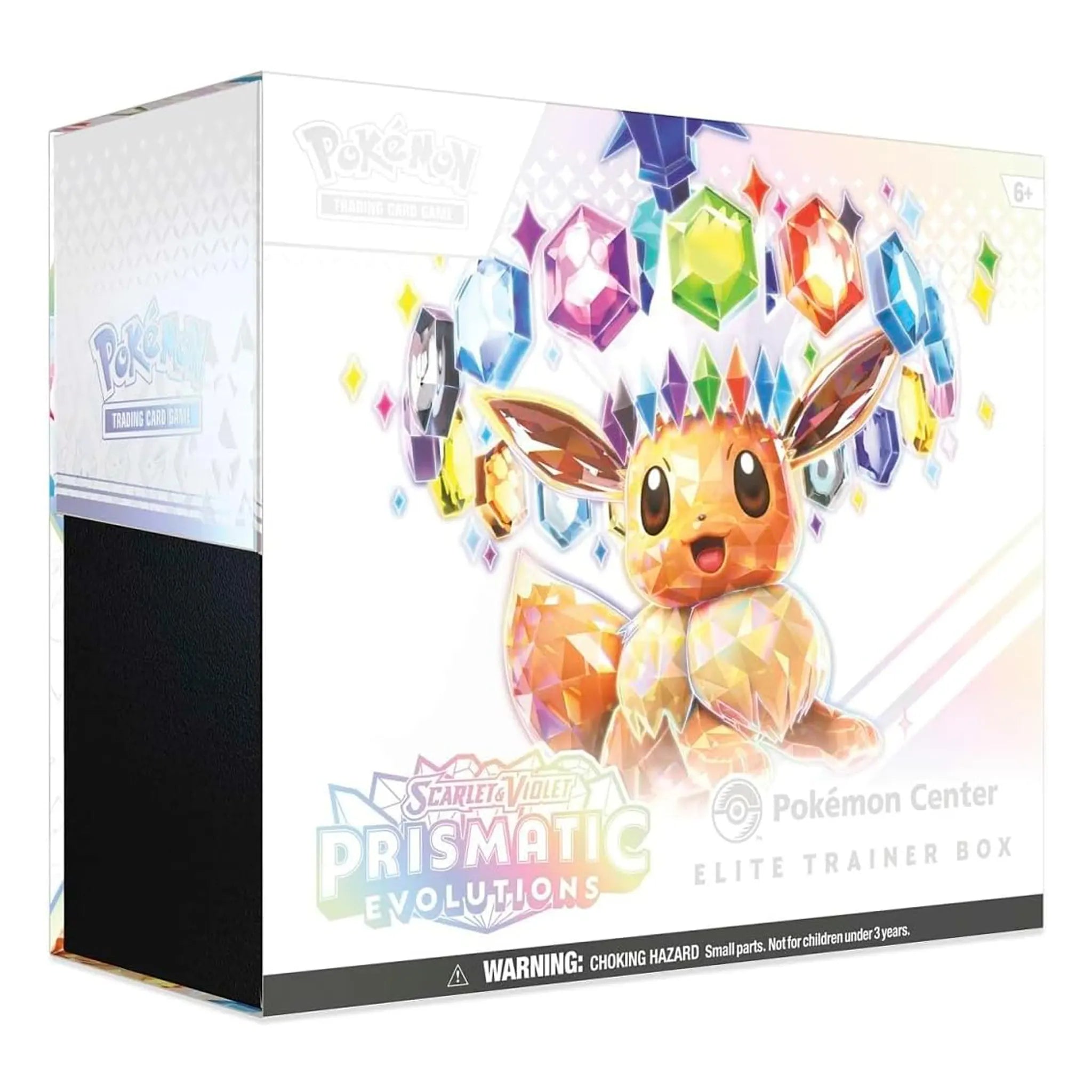 Pokémon Scarlet & Violet Prismatic Evolutions Elite Trainer Box - Official Pokémon Center Exclusive | Collectible Trading Cards for Battles & Display
