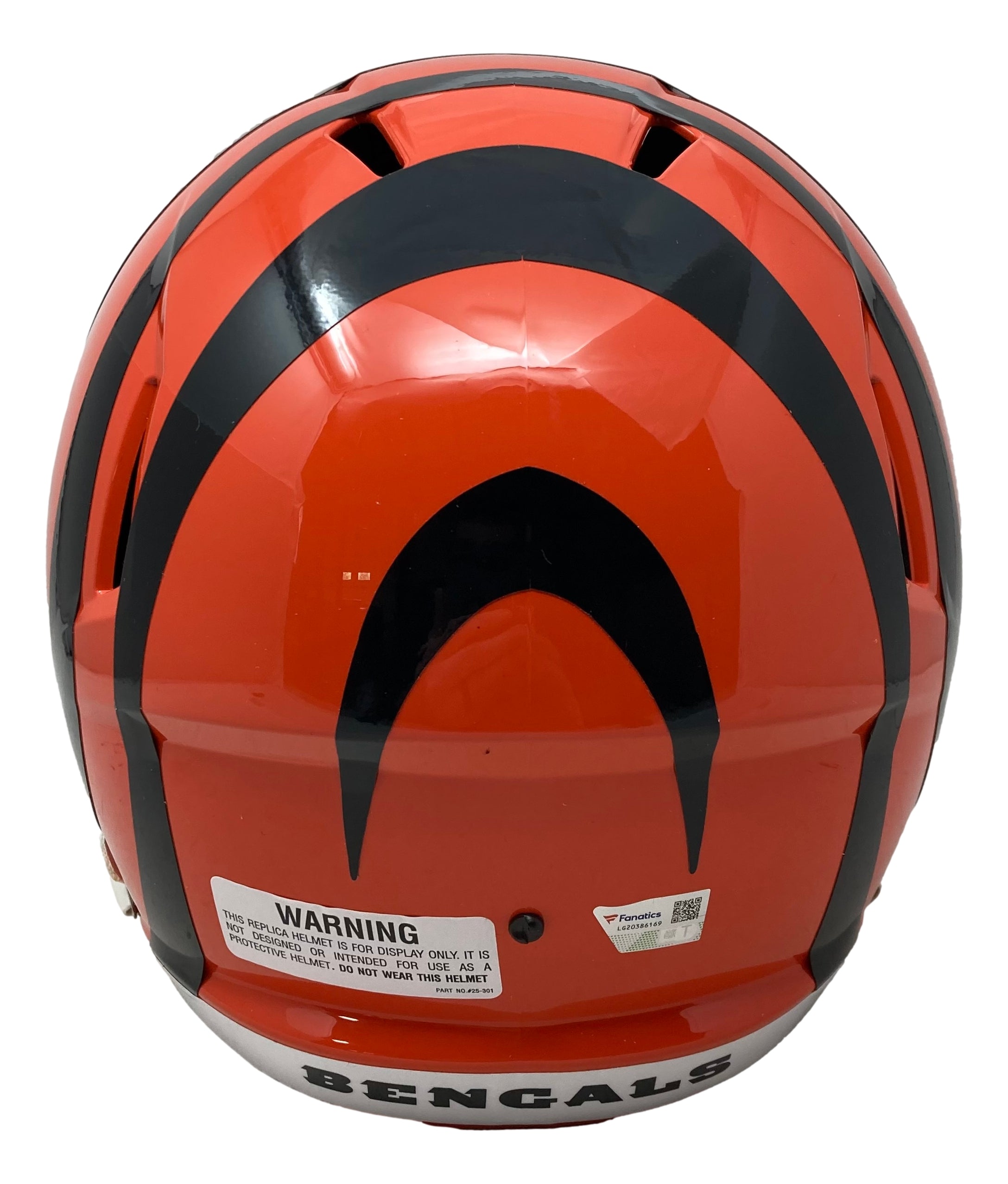 Joe Burrow Autographed Cincinnati Bengals Full-Size Speed Replica Helmet - Officially Licensed NFL Collectible for Fans & Memorabilia - Perfect for Display, Gifts, and Sports Collections