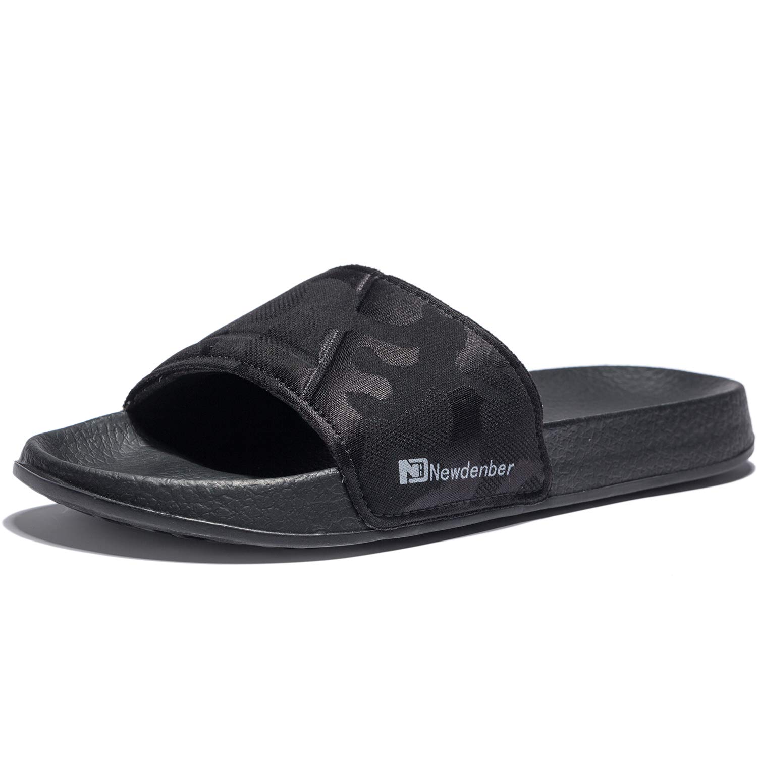 NewDenBer Men's Comfort Slide Sandals - Lightweight EVA Rubber Slip-On Sandals for Beach, Pool & Casual Wear - Breathable & Cushioned Summer Shoes