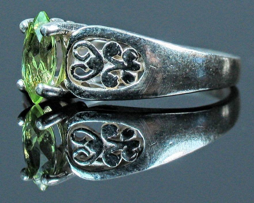 Solid Sterling Silver or 14K Gold Marquise Ring with Natural Garnet, Amethyst, Citrine, Blue Topaz, or Peridot (6x4mm to 12x6mm) - Size 7 Solitaire Ring for Women | Perfect for Engagement, Anniversary, and Everyday Elegant Jewelry