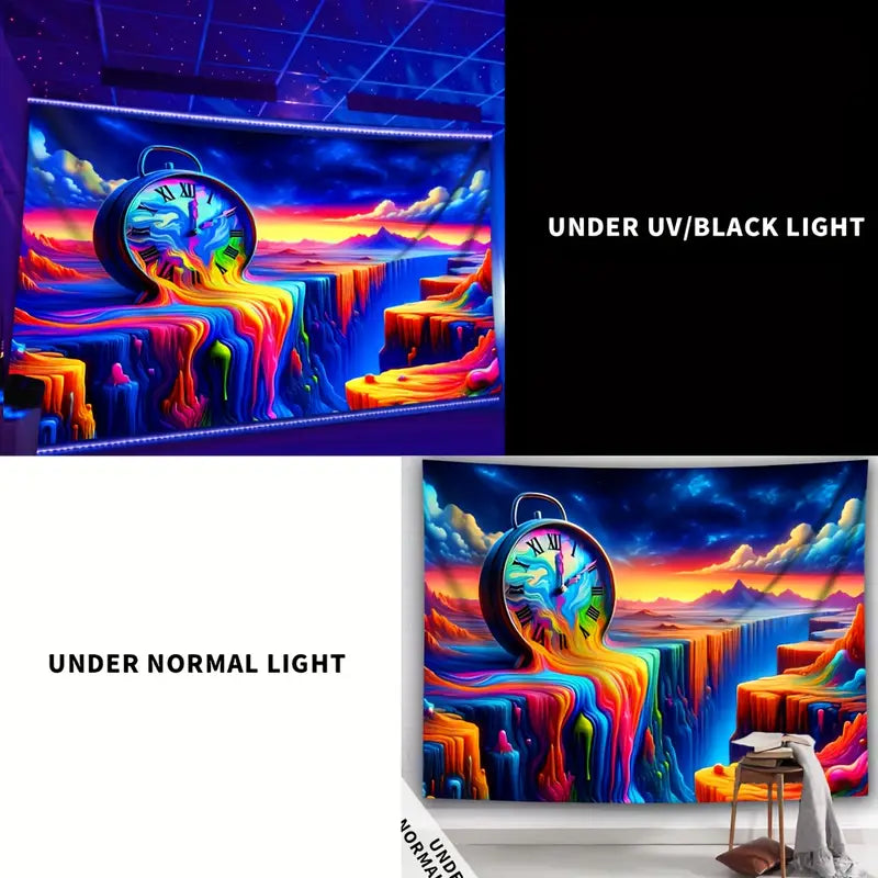Trippy Chronos - Psychedelic Wall Clock with Unique Design for Home & Office Decor | Perfect for Living Room, Bedroom, or Gift Idea