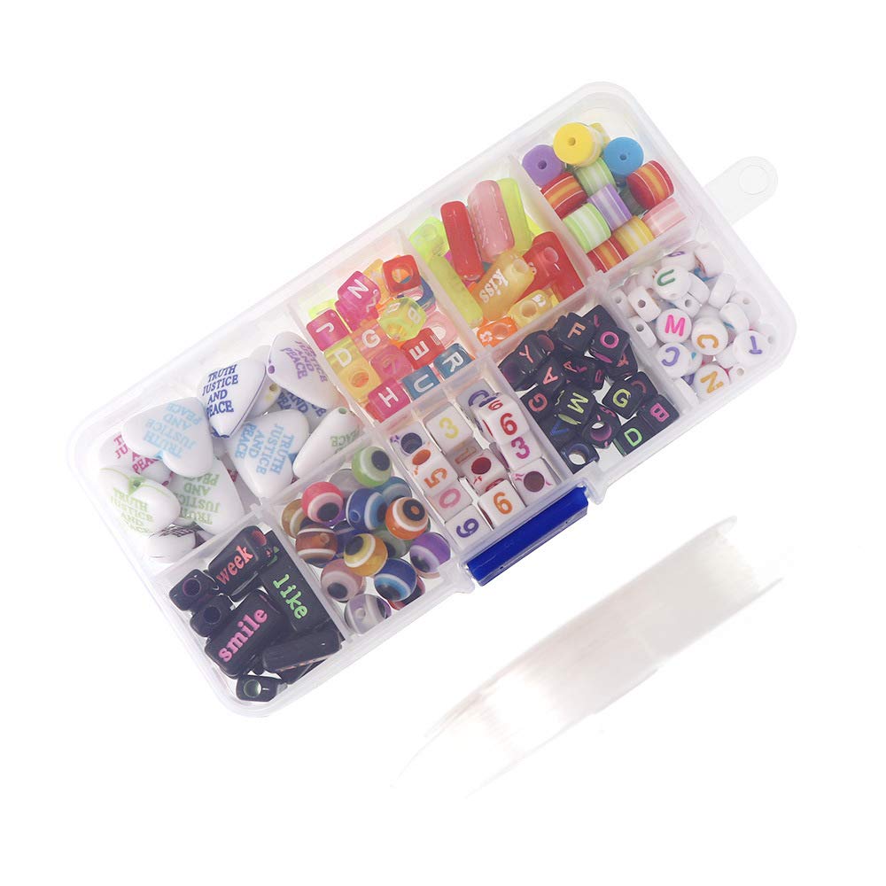 220Pcs Colorful Acrylic Alphabet Letter Beads - DIY Jewelry Making Supplies for Bracelets, Necklaces, Keychains - Perfect for Craft Projects, Personalized Gifts & Party Favors