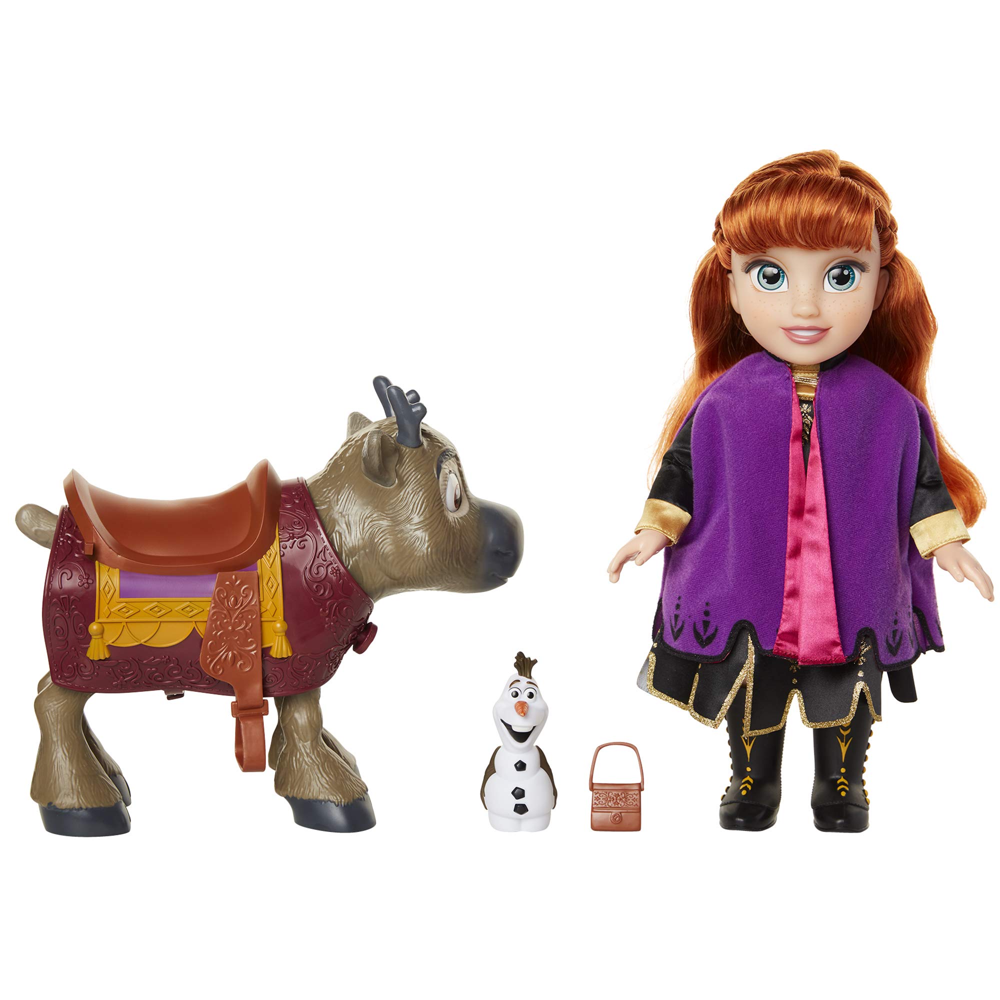 Frozen Disney Anna & Sven Doll Set (207164) - Official Collectible Toy for Kids, Birthday Gift & Movie Night Companion