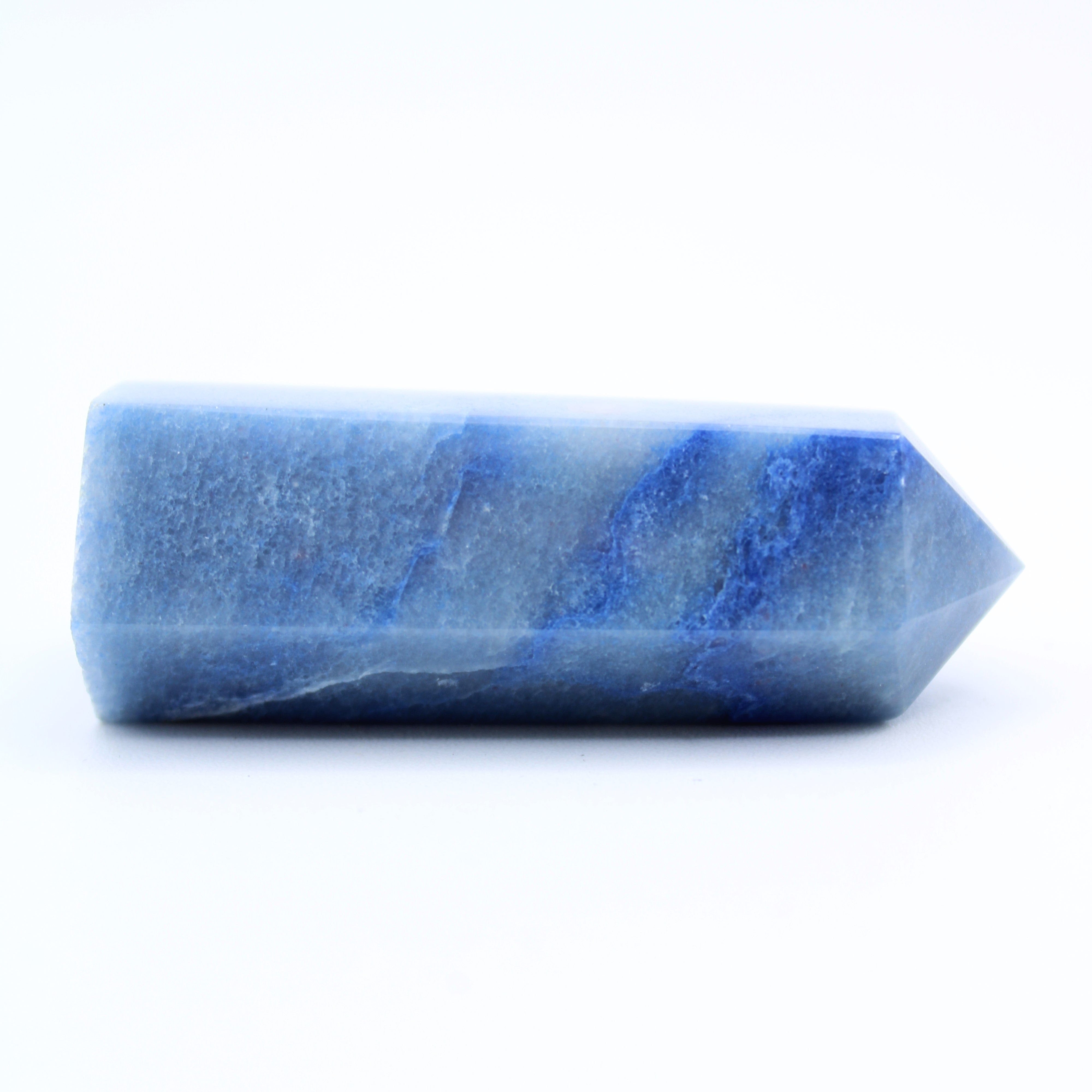 Blue Quartz Crystal Tower - Natural Healing Stone for Meditation, Reiki, and Home Decor | Perfect for Spiritual Gifts, Feng Shui, and Positive Energy