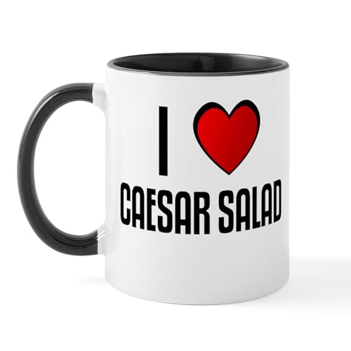 White/Black Inside - I LOVE CAESAR SALAD Mug