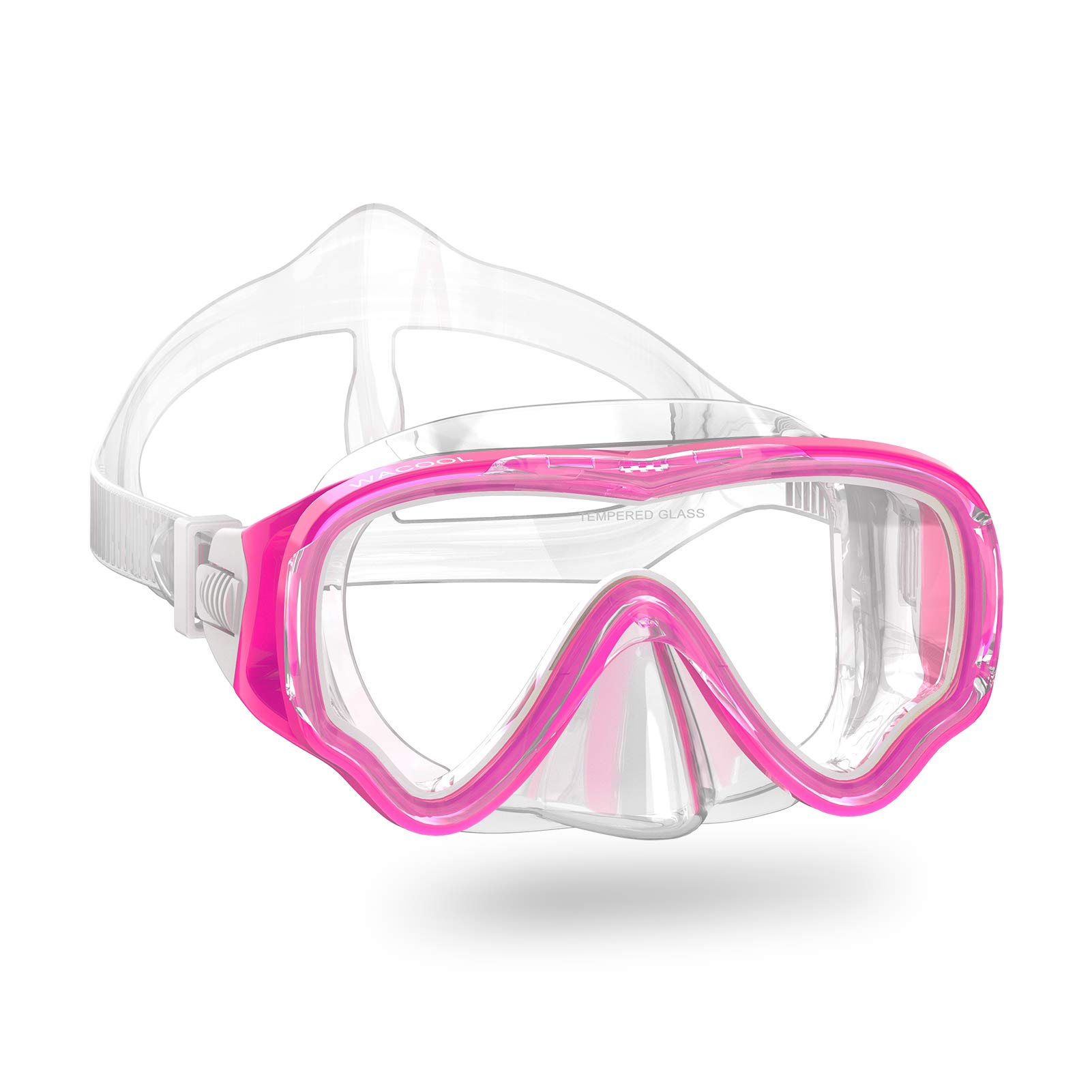 WACOOL Anti-Fog Scuba Diving Mask for Kids & Teens - Youth Swimming Snorkeling Gear with Coated Glass Lens - Perfect for Pool, Beach & Underwater Adventures