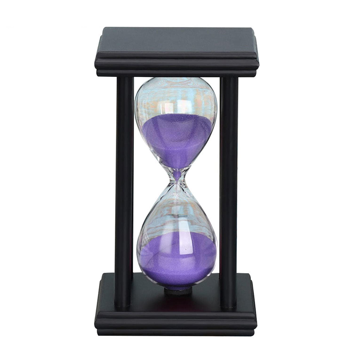 5 Minute Wooden Sand Timer - Kitchen, School, Office Hourglass for Cooking, Games & Decor | Unique Birthday Gift Idea for Home & Classroom Use