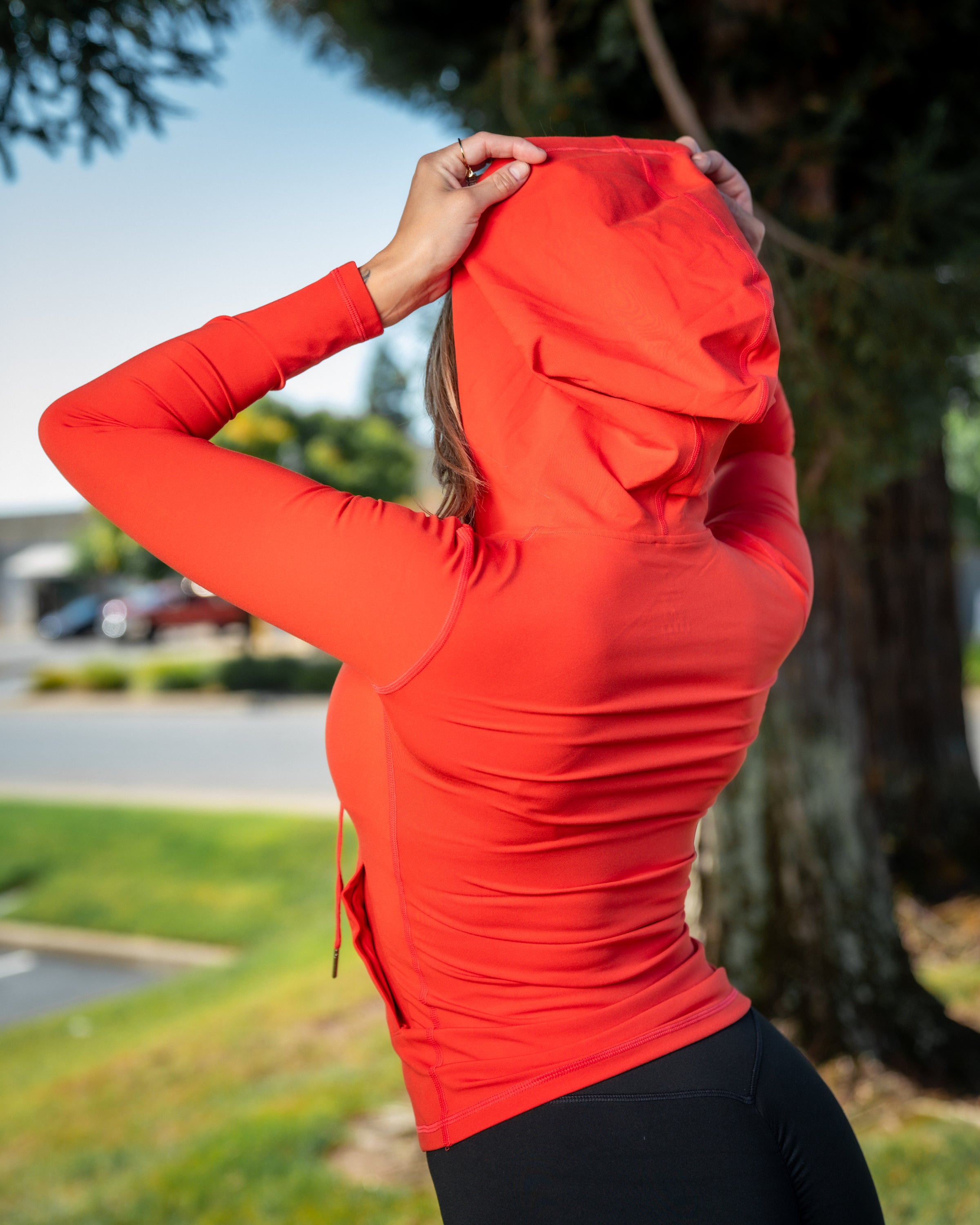 Embody Zip Up Jacket for Men & Women | Lightweight Stone Grey Hooded Windbreaker | Perfect for Outdoor Hiking, Running & Casual Wear