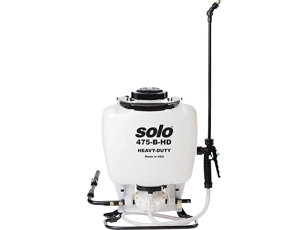 Solo 475-B-HD 4 Gallon Professional Backpack Sprayer - Heavy Duty Chemical Sprayer for Lawn, Garden, Pest Control & Weed Killer Application
