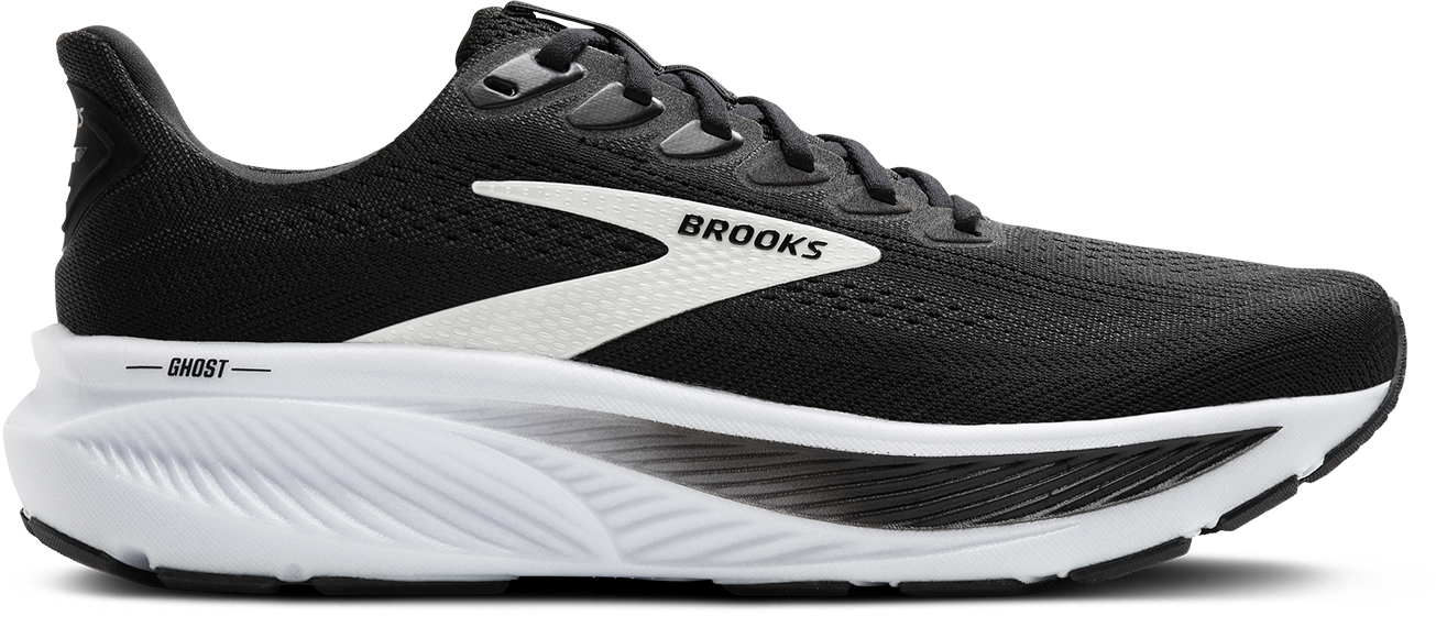 Nike Men's Ghost 17 Running Shoes (Black/Grey/White) - Lightweight Cushioned Sneakers for Jogging, Training & Everyday Wear