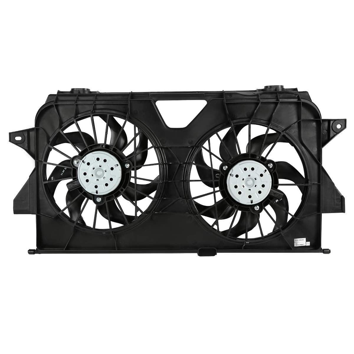 DNA Motoring OEM-RF-0075 High Performance Radiator Cooling Fan - Direct Replacement for 2005-2007 Dodge Caravan, Grand Caravan & Chrysler Town & Country - Improved Cooling Efficiency - Perfect for Summer Driving & Heavy Traffic Conditions