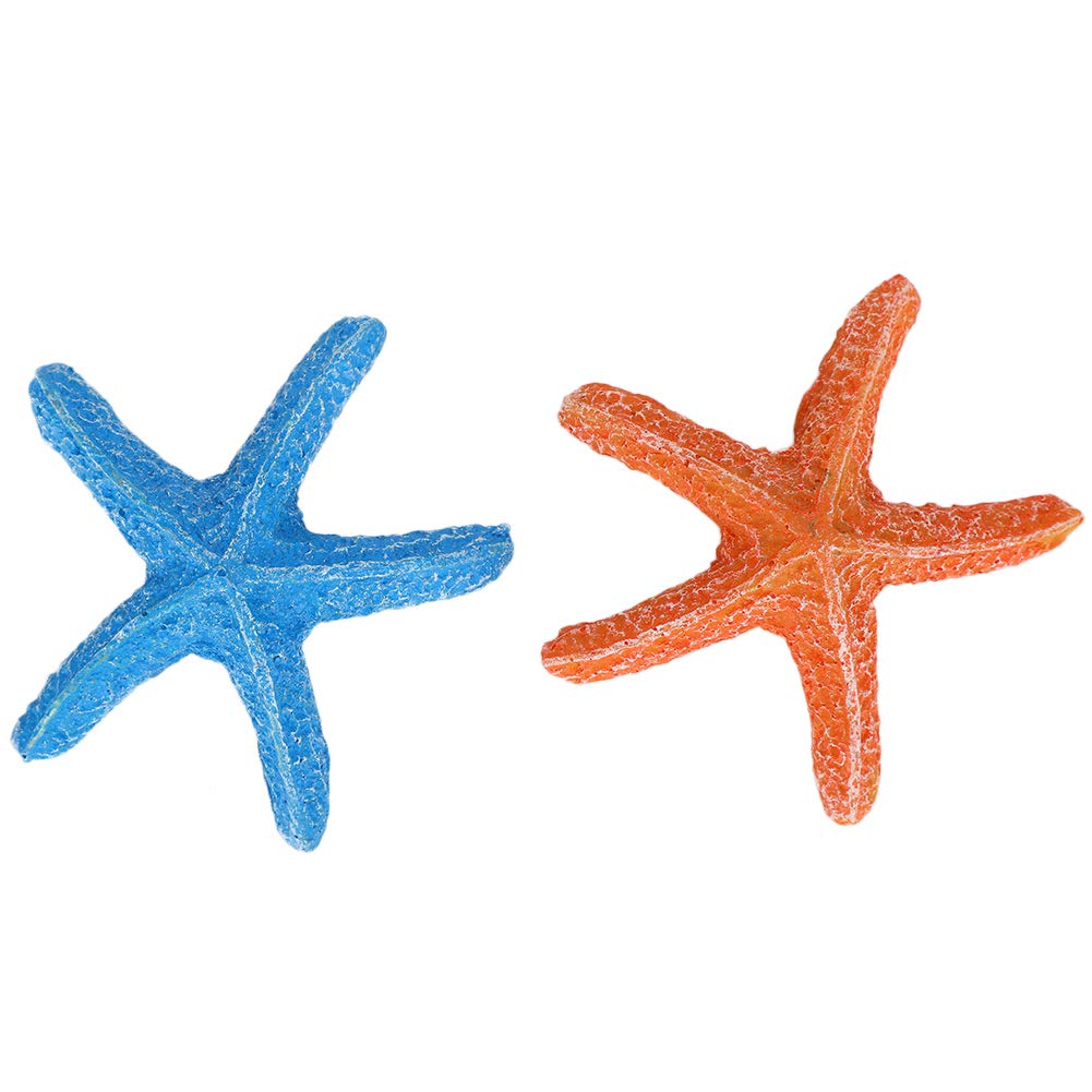 Naroote Realistic Starfish Aquarium Decor - Eco-Friendly Fish Tank Landscape for Saltwater & Freshwater Tanks | Perfect for Home, Office & Aquatic Therapy
