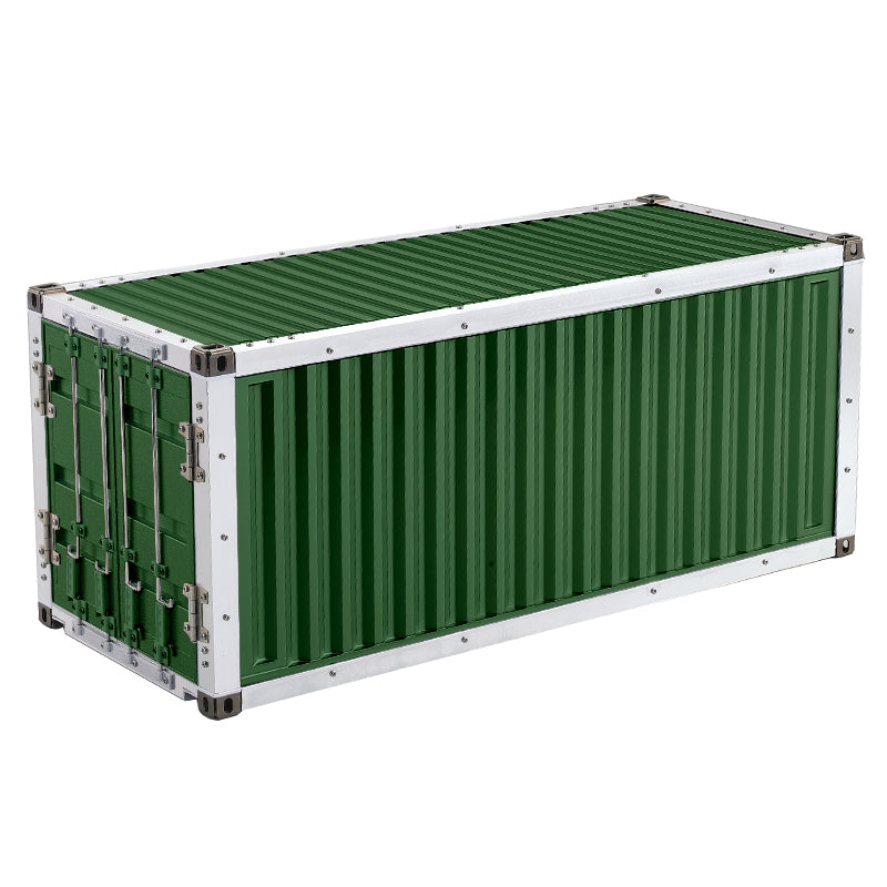 20ft 2-Axle Unassembled Metal Semi Trailer Kit for DIY Remote Control Truck & Tractor Models - 1/14 Scale Electric RC Car Accessory - Perfect for Hobbyists, Collectors & RC Enthusiasts