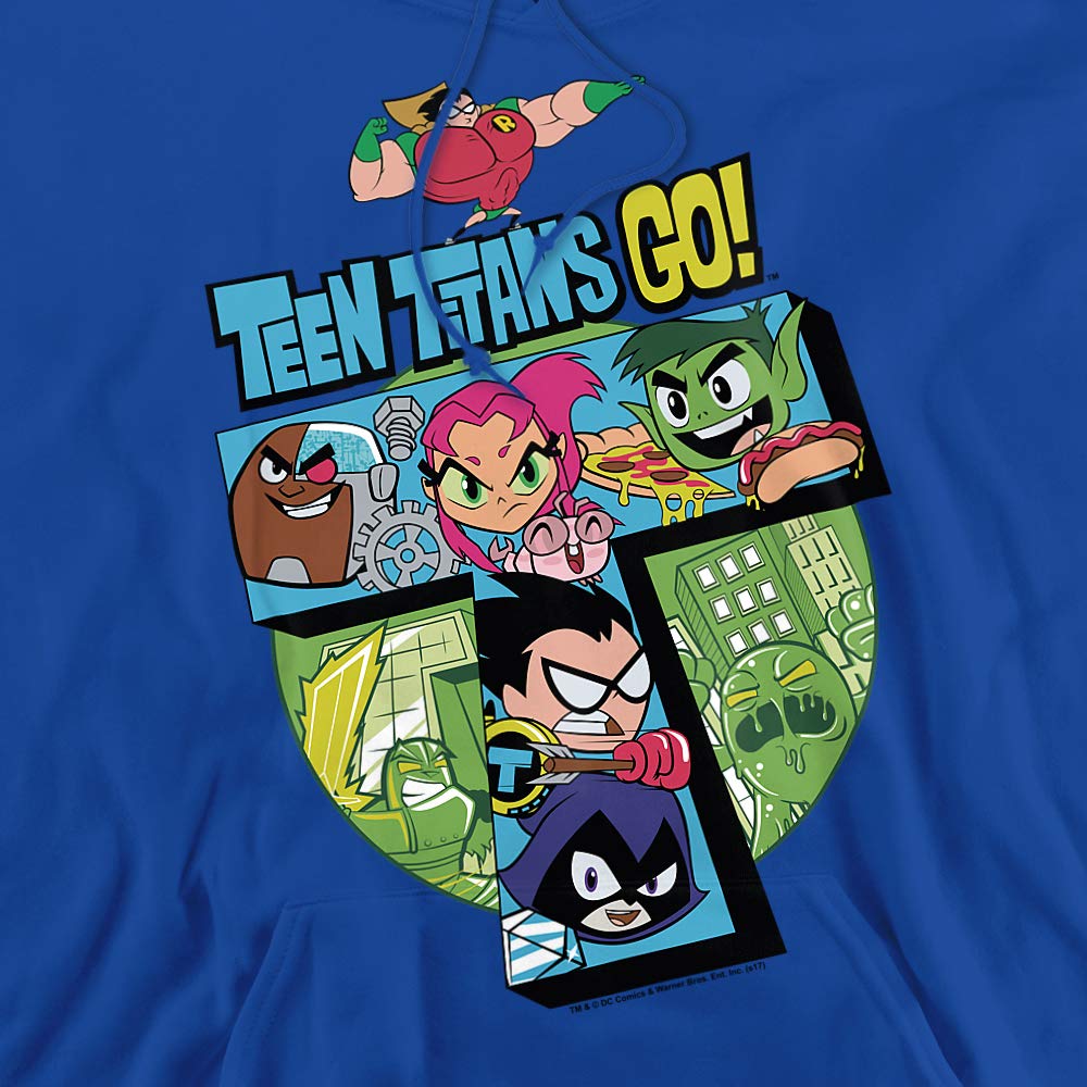 Teen Titans Go! Unisex Pullover Hoodie for Men & Women - Soft & Comfortable Sweatshirt for Casual Wear, Cosplay & Fan Gifts