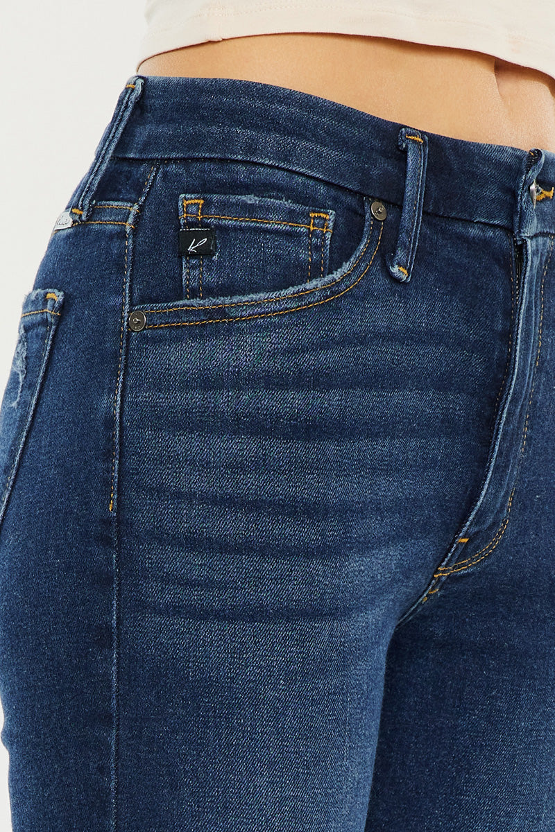 Angelise High Rise Ankle Skinny Jeans for Women - Stretch Denim Pants with Slim Fit & Comfortable Waistband - Perfect for Casual Outfits, Workwear and Date Nights