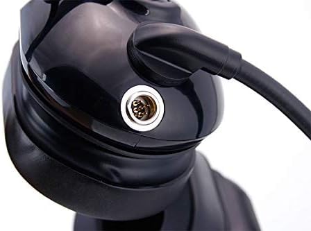 Durable Behind-the-Head Headset for Dual Two-Way Handheld Radios | Racing Communication Headset with Dual PTT & Two 5-Pin Input Jacks | Perfect for Motorsports, Construction & Outdoor Adventures