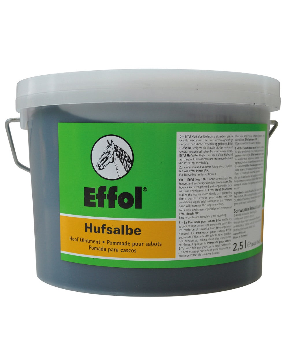 Effol Hoof Ointment for Horses - Moisturizing Hoof Care Treatment | Prevents Cracks & Dryness | Ideal for Daily Hoof Maintenance & Show Preparation