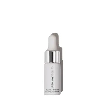 Clear + Bright Mandelic Acid Serum Drops for Acne & Hyperpigmentation - Brightening Facial Treatment for Glowing Skin | Perfect for Nighttime Skincare Routine