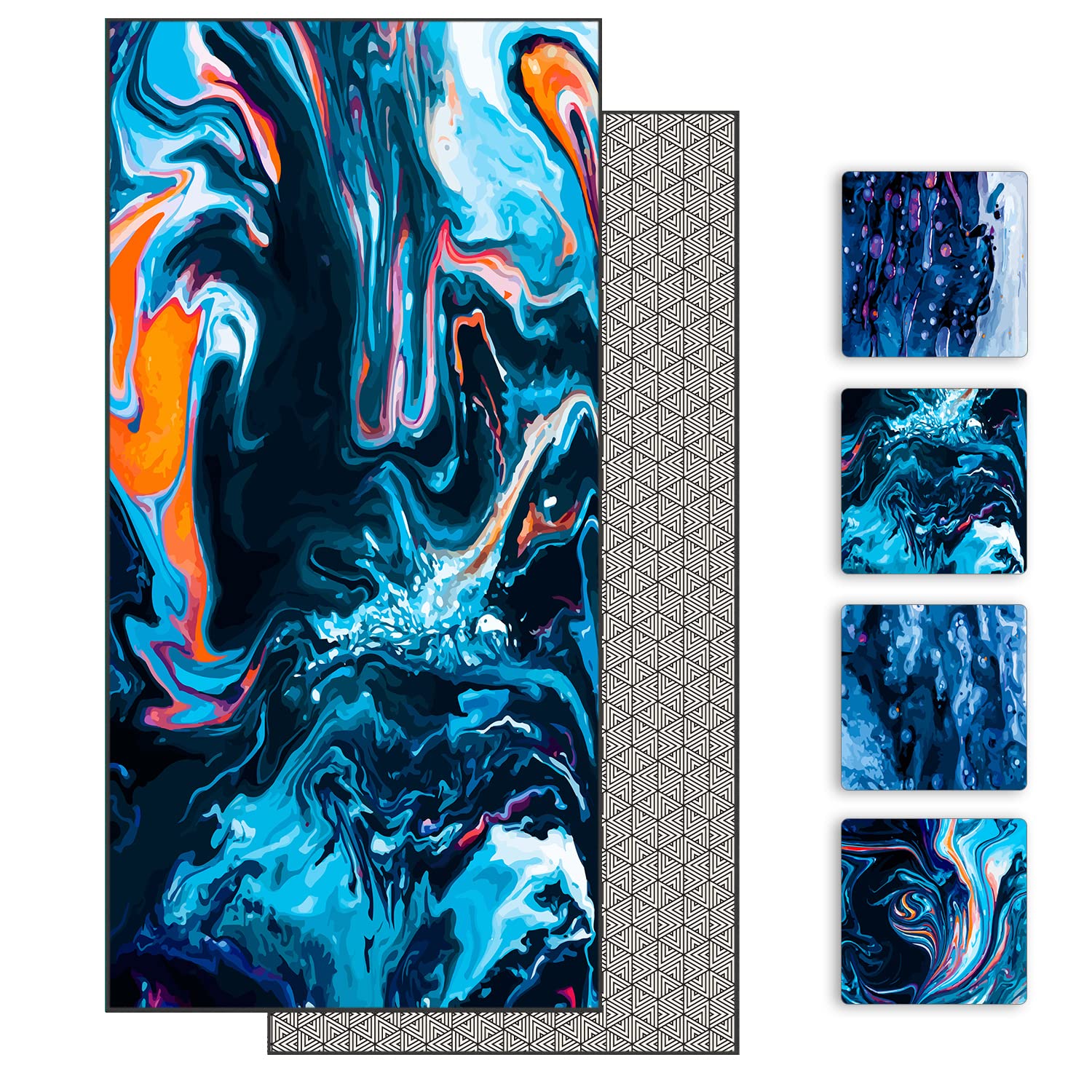 **DARCHEN Oversized Microfiber Beach Towel - Quick Dry, Sand-Free, Extra Large (70