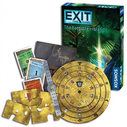 Exit: The Forgotten Island - Escape Room Board Game for Adults & Teens | Strategy Adventure Game for Family Game Night & Party Entertainment