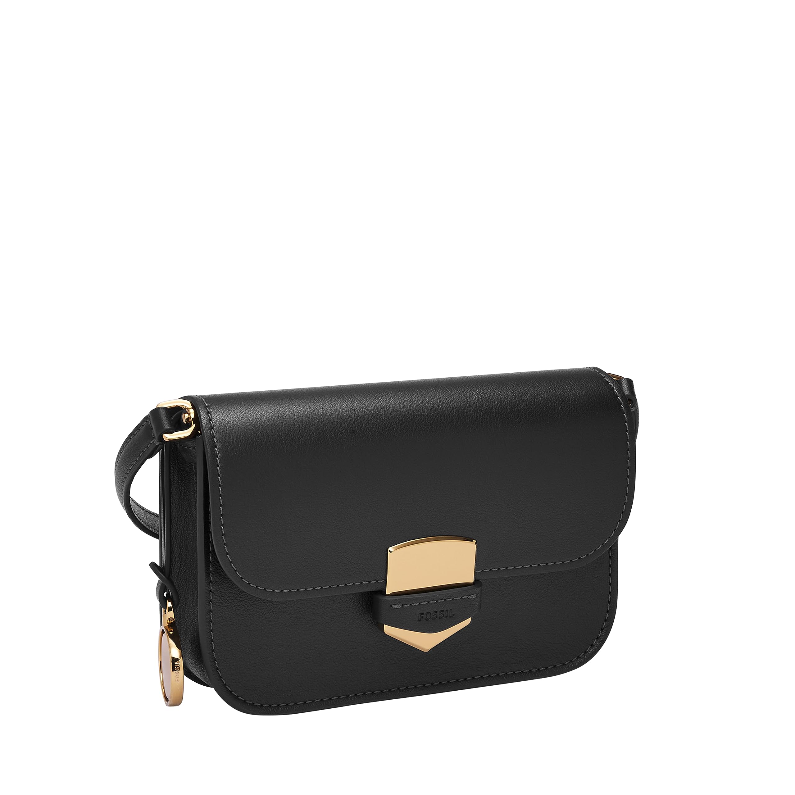 Fossil Women's Lennox Leather Crossbody Bag - Small & Large Flap Purse for Everyday Use, Work, Travel & Casual Outings