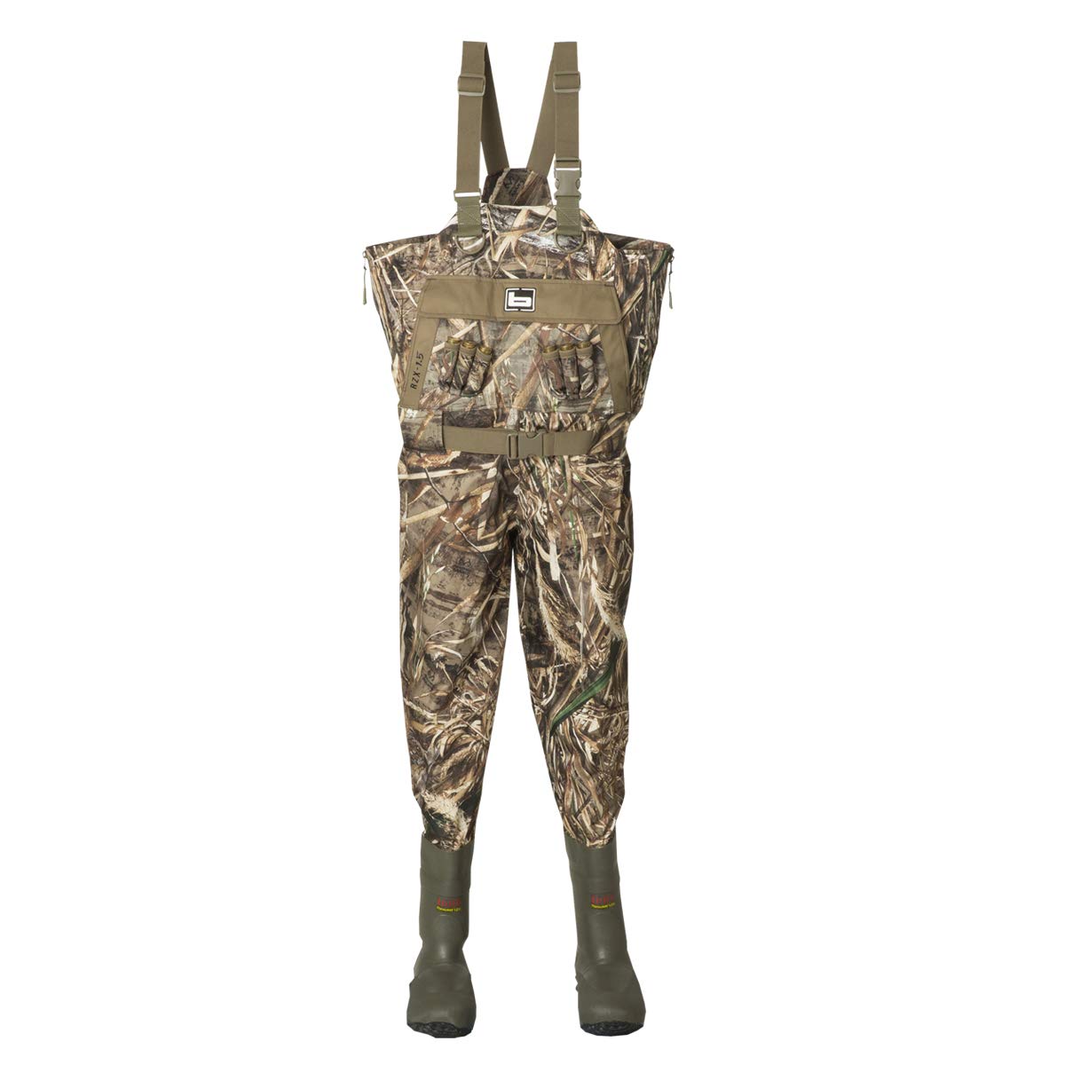 Banded Youth 2.0 Breathable Insulated Wader - MAX5 Camo - Size 4 - Waterproof Hunting Boots for Kids - Perfect for Duck Hunting & Outdoor Adventures