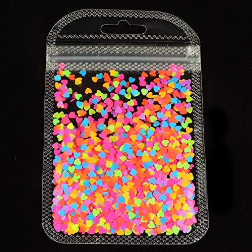 3D Neon Butterfly Nail Glitter Sequins for Manicure & Nail Art