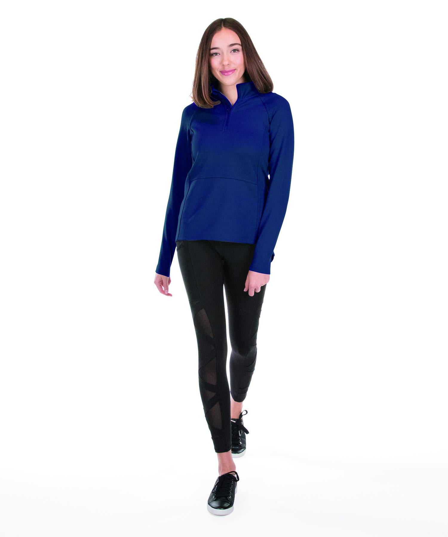 Charles River Apparel Women's Seaport Quarter Zip Fleece Pullover - Lightweight & Comfortable for Outdoor Activities, Work & Casual Wear