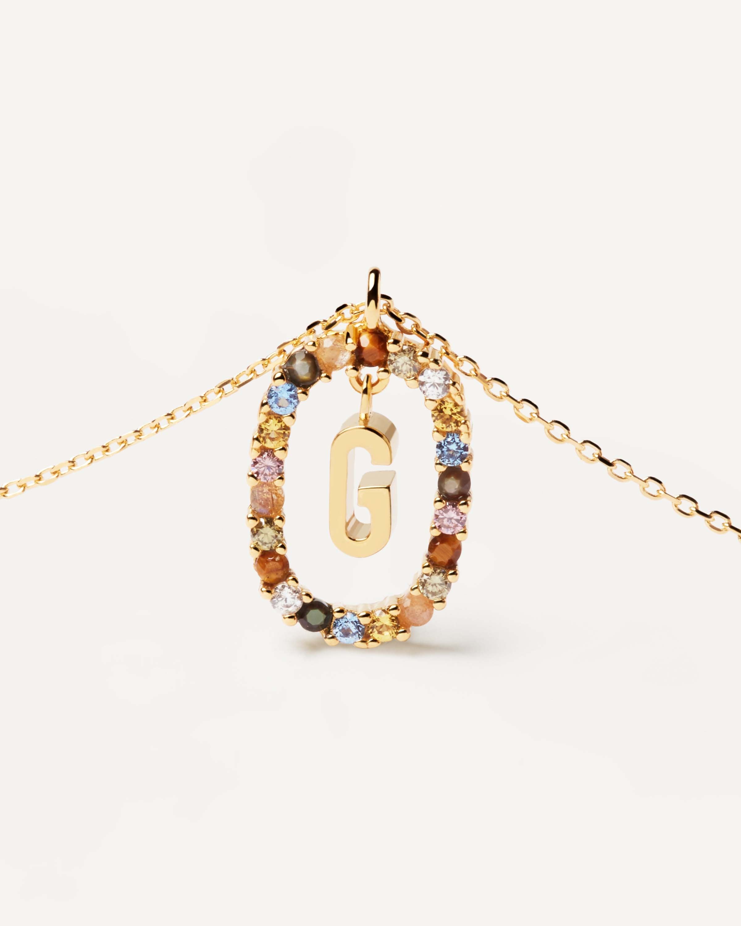 Letter G Necklace - Personalized Initial Necklace for Women, Gold & Silver Pendant Jewelry - Perfect for Gifts, Birthdays, Anniversaries & Everyday Wear
