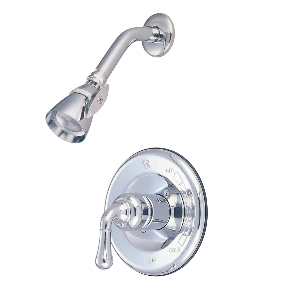 Kingston Brass KB1631SO Magellan 7-Inch Polished Chrome Tub and Shower Faucet - Perfect for Bathroom Renovation and Modern Home Upgrade