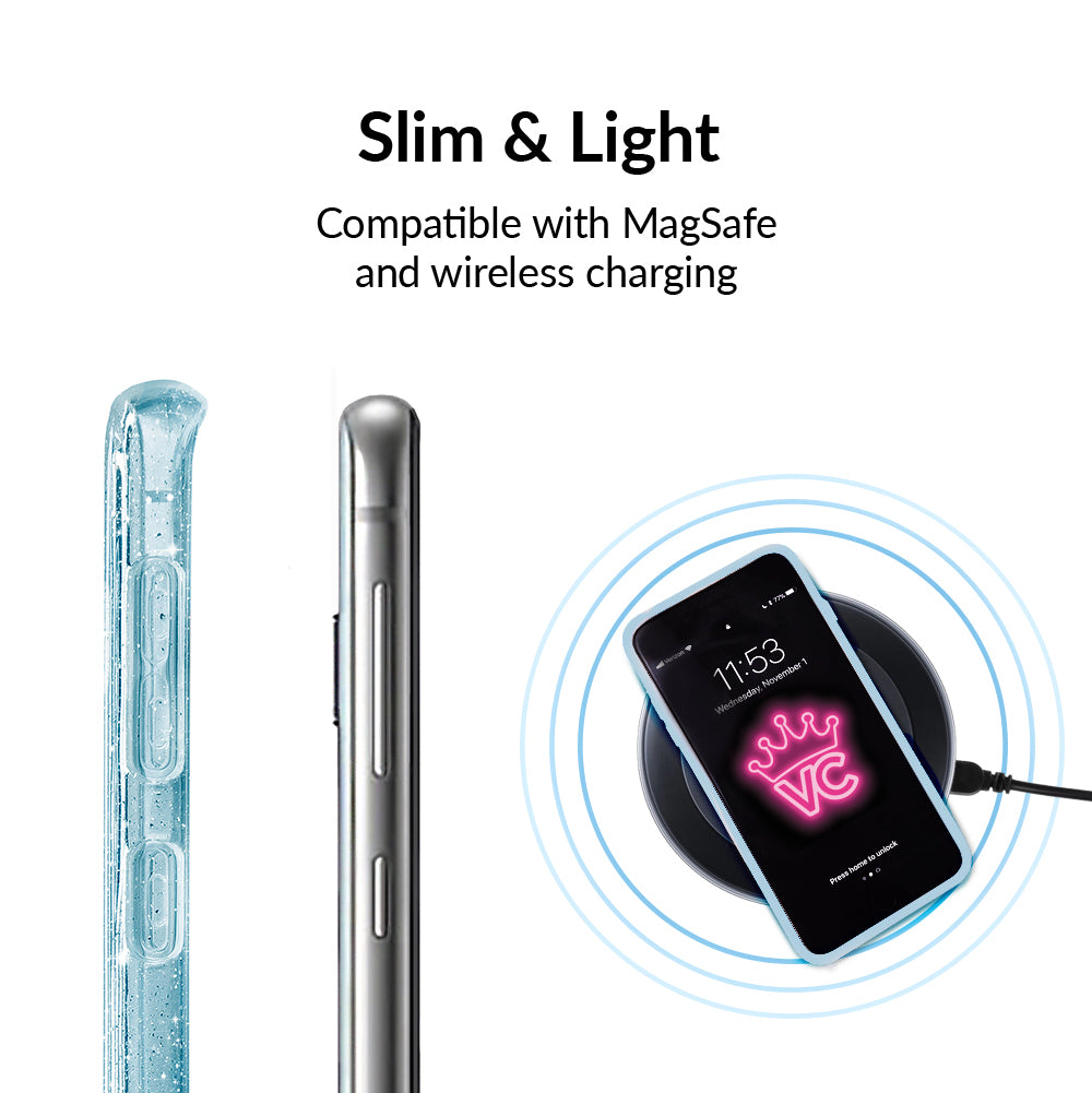 Samsung Galaxy Phone Case with Blue Stardust Design - Durable Protective Cover for Everyday Use, Travel & Outdoor Activities
